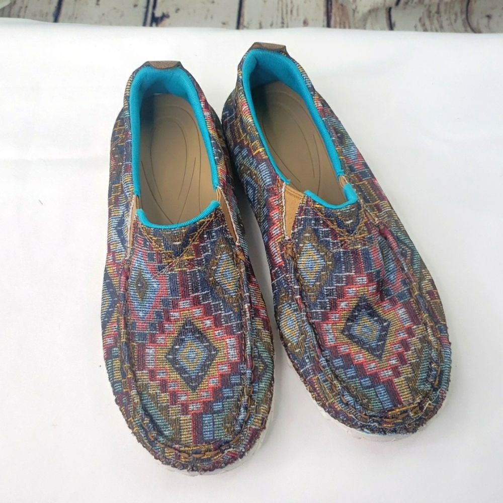 Twisted X Women's Zero X Aztec Slip On Casual Shoe WZXS002